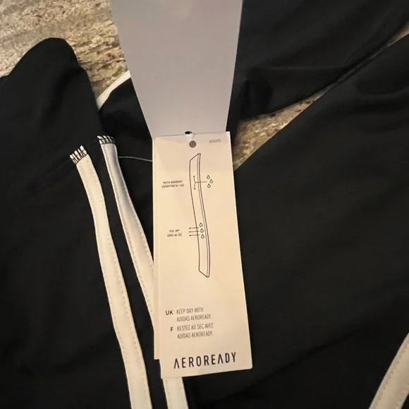 NWT Adidas Girls medium 10/12 AEROREADY® Long Tights - Picture 5 of 7